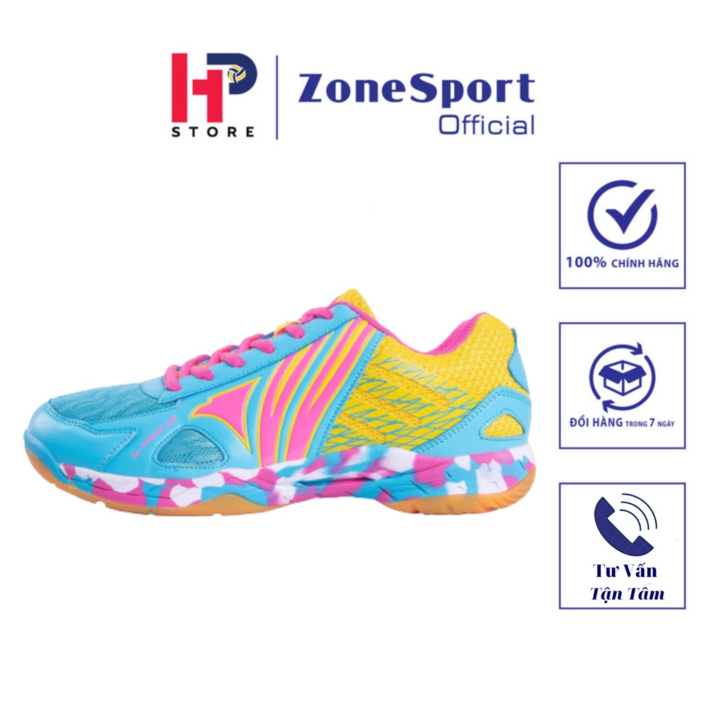 Kamito Coba Blue Pink Shoes Lowcut Badminton and Volleyball Shoes