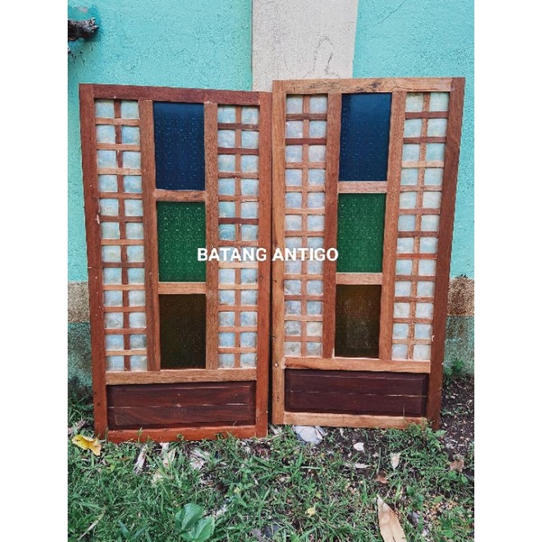 capiz window with apple glass sold per 1pc panel (2x4) Shopee Philippines