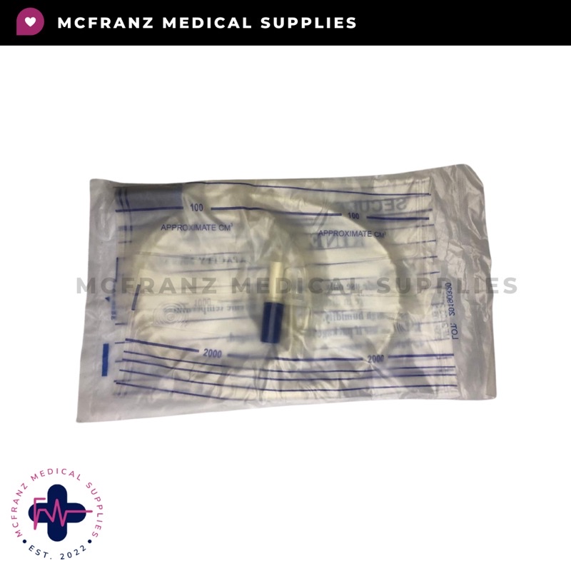 Urine Bag (Capacity 2000ml) Shopee Philippines
