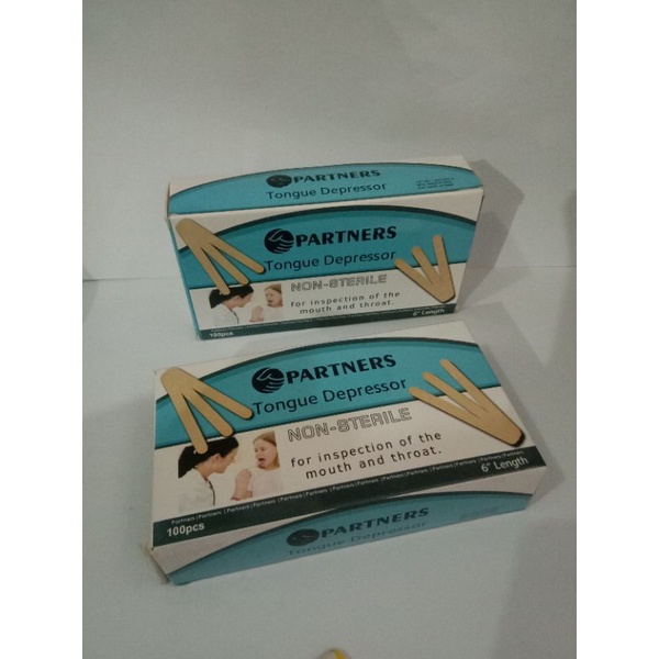 TONGUE DEPRESSOR NONSTERILE(partners) Shopee Philippines