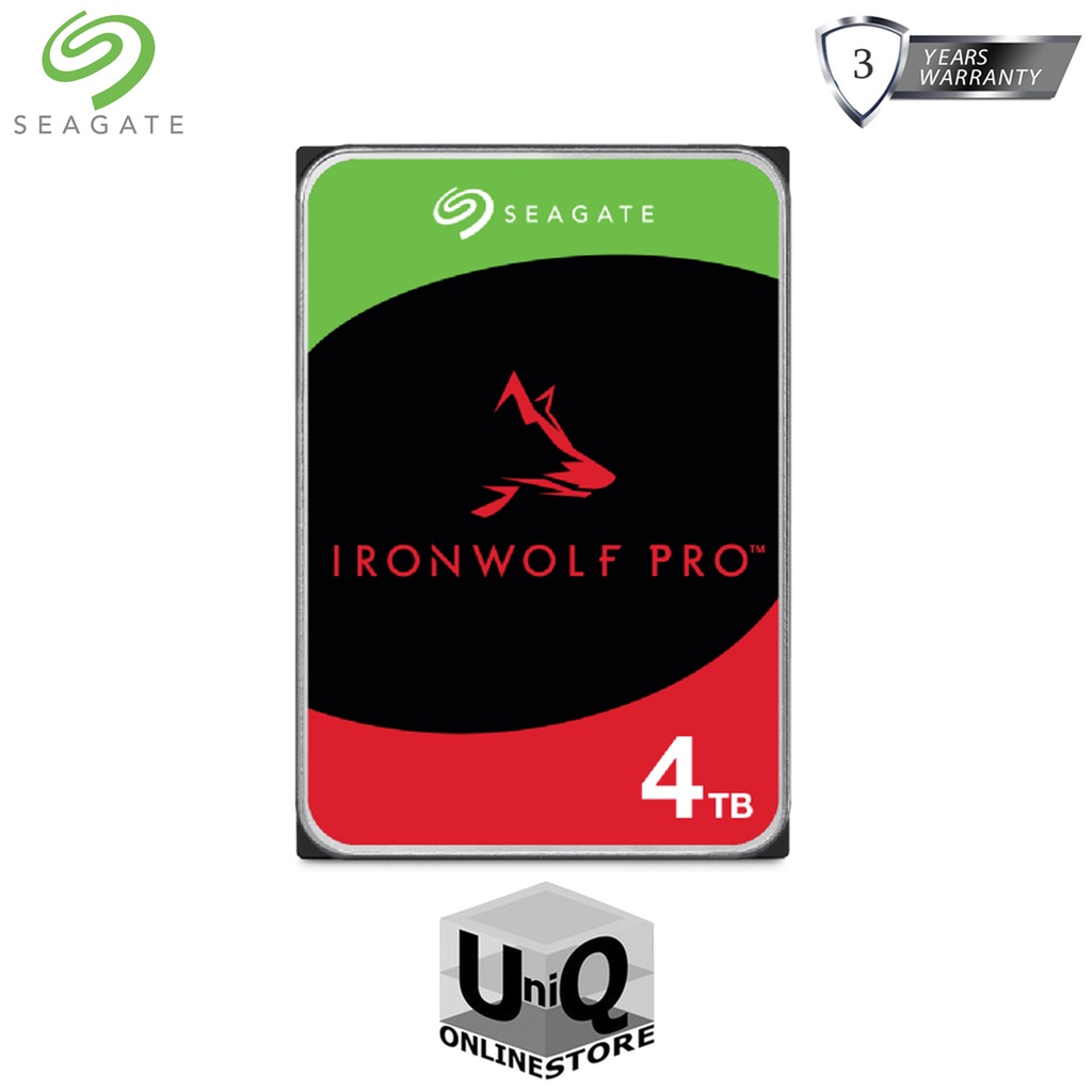 Seagate Iron Wolf Pro Internal Hard Drive 4Tb for Nas 3.5 Inch Shopee