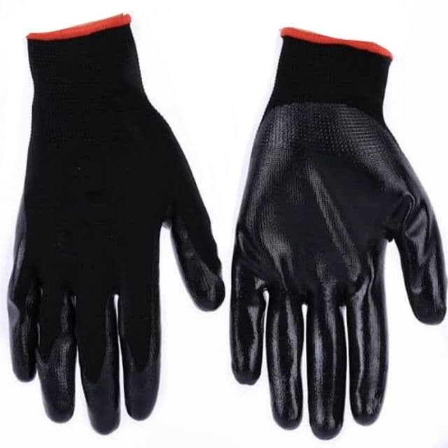 Rubber gloves black N548 per pair Shopee Philippines