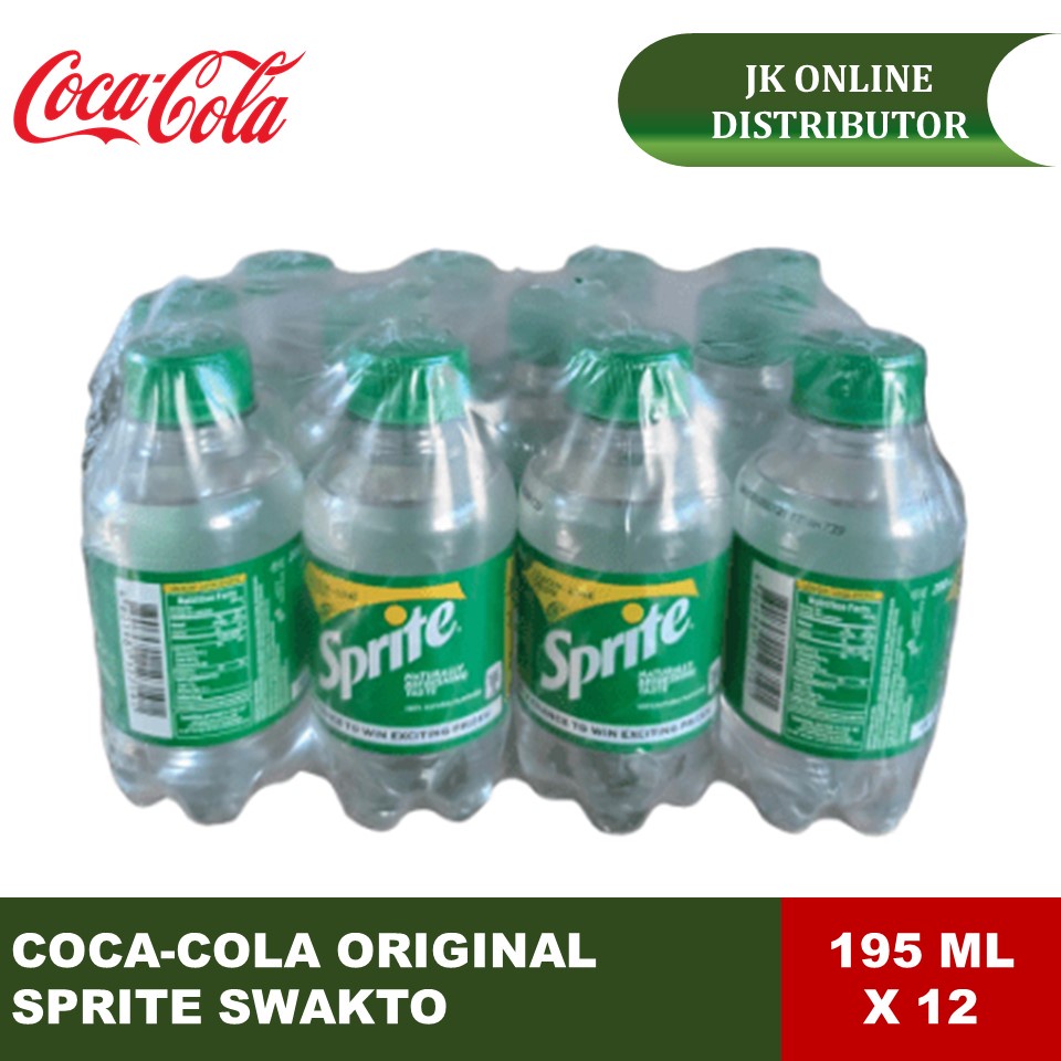 COCACOLA Sprite Swakto 195 ml x 12 bottles EXPIRATION DATE APRIL