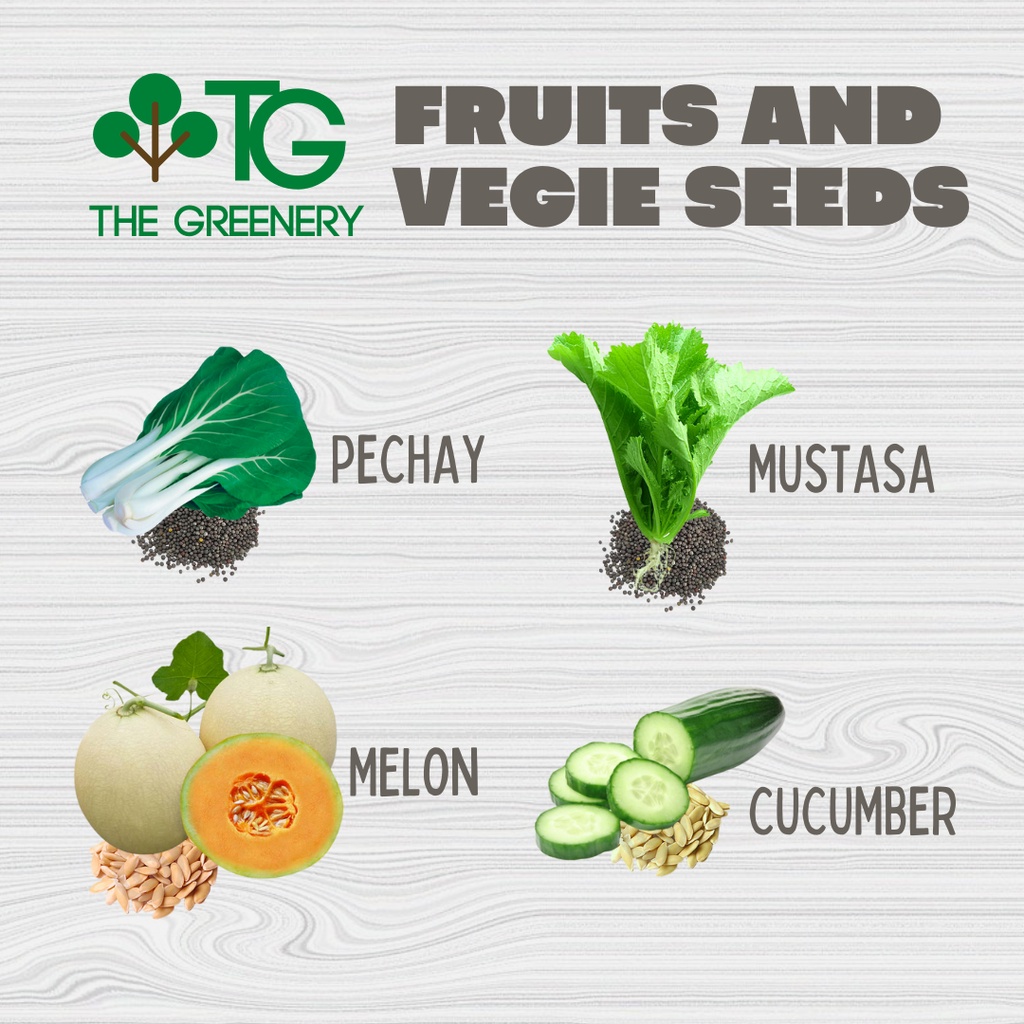 Fruits and Vegetable Seeds by The Greenery Shopee Philippines