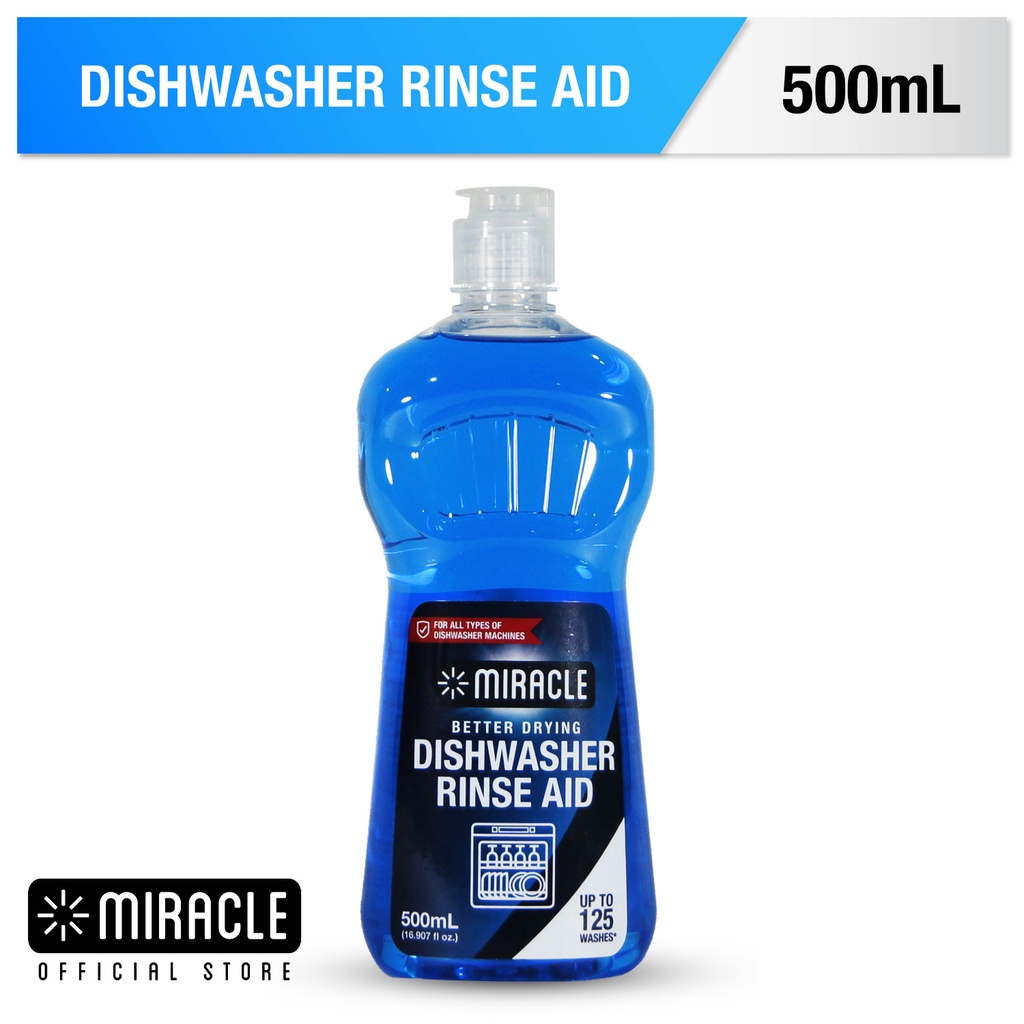 Miracle Dishwasher Rinse Aid 500ml Bottle Shopee Philippines