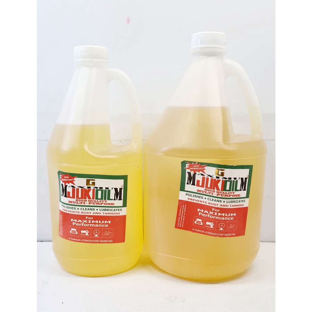 Juki Sewing Machine Oil 1 Gallon and 1/2 Gallon Shopee Philippines