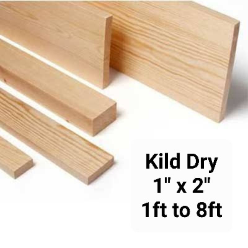 5 pcs Kiln Dry Wood 3/4" x 1.5" 1ft to 8ft (undersized) Shopee