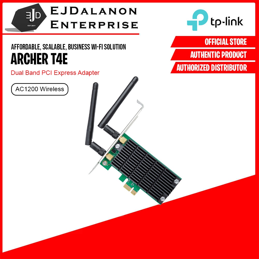 TPLink Archer T4E Ac1200 Wireless Dual Band Pci Express Adapter