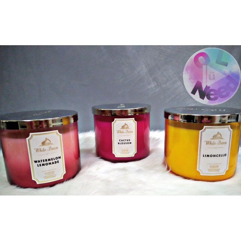 WHITE BARN 3 wick scented candle ( authentic/original) Shopee Philippines