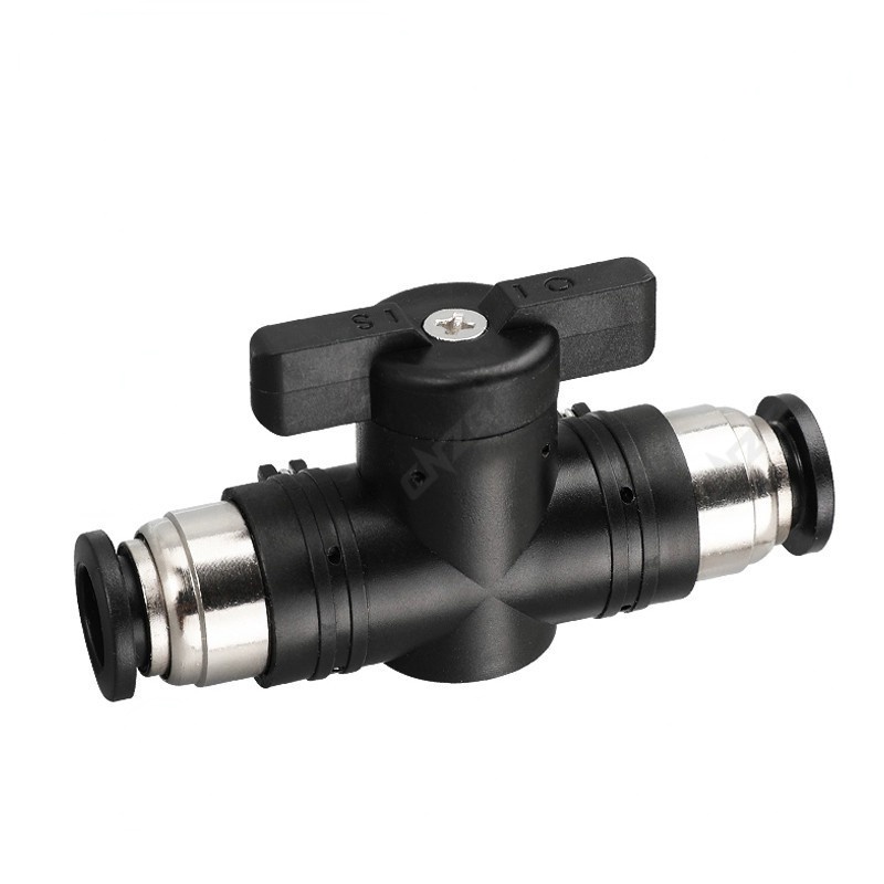 Air switch valve pneumatic propulsion quick joint hand valve rotary