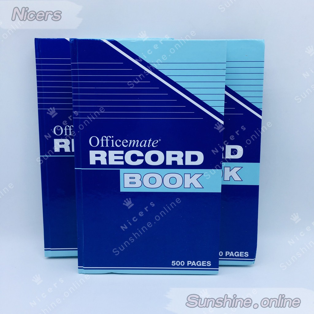 500pages Officemate Record book Shopee Philippines