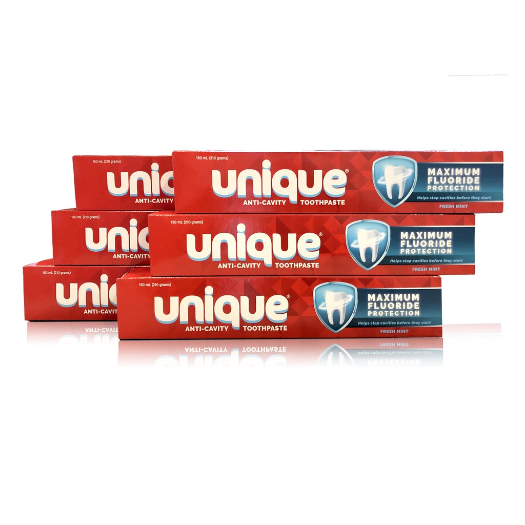 Unique Maximum Toothpaste 6 Pieces 150ml Shopee Philippines