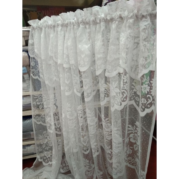 Lace Curtain (Door &Window )(60" x75")(60"x56")(60"x36")(60"x20