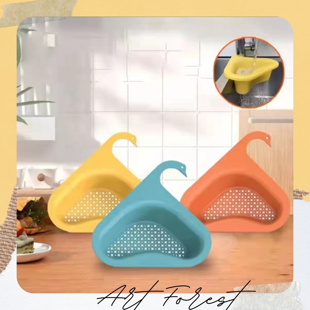 PLASTIC KITCHEN SINK STRAINER SINK DRAINER CORNER STRAINER BASKET DRIAN