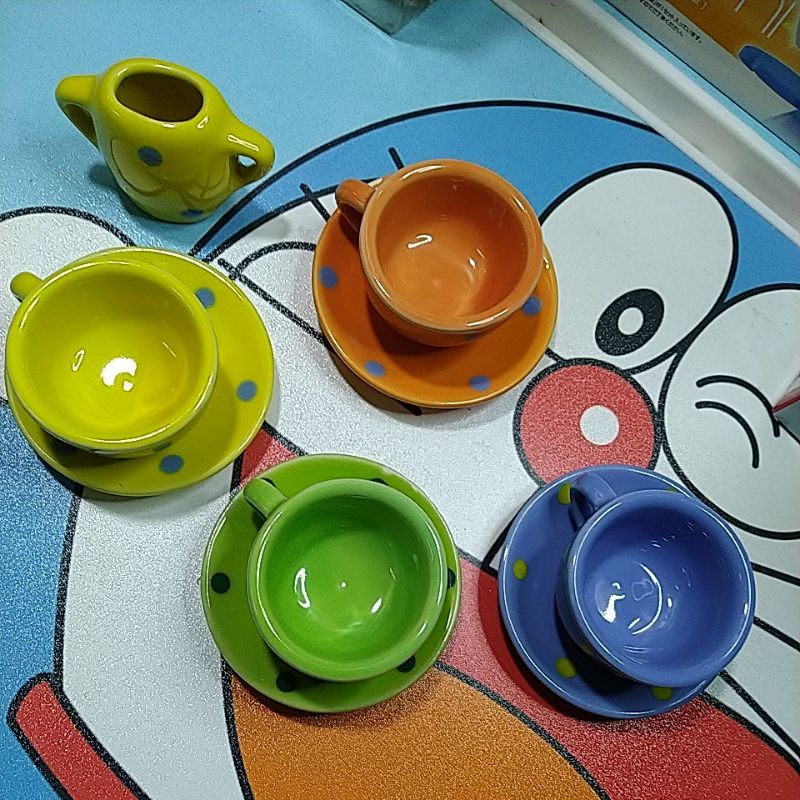 Ceramic Tea set toy with chip paint. Shopee Philippines