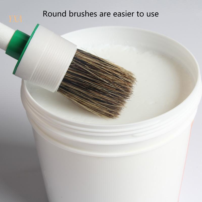 YXA Straight/Curved Lube Applicator Brush with Plastic Handle