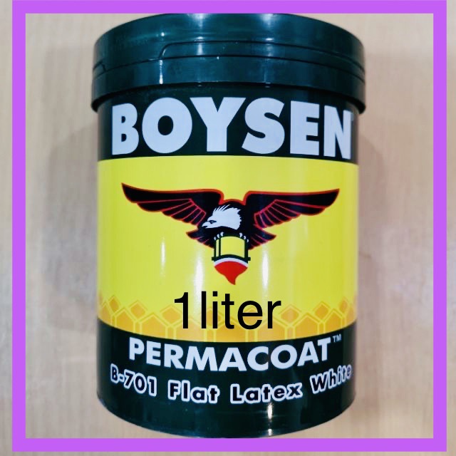 Boysen Permacoat Latex Water base 1 Liter for Stone, Cncrete and Wood