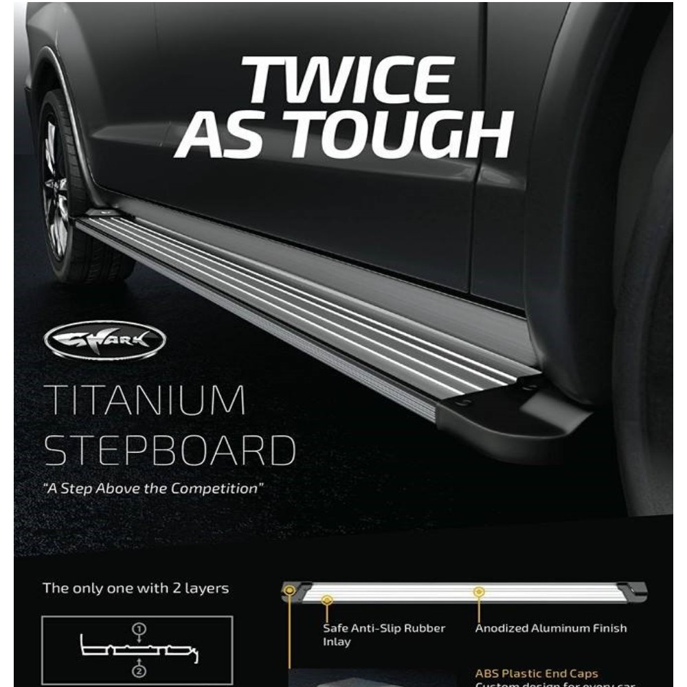 Innova 20162024 set Aluminum Shark Step board / Stepboard ( Innova