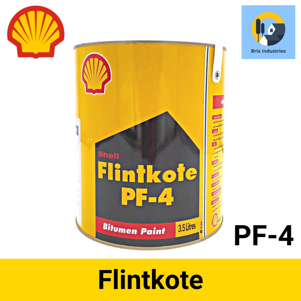 Shell Flintkote Bitumen Paint PF4 3.5 Liters Brix Industries Manila