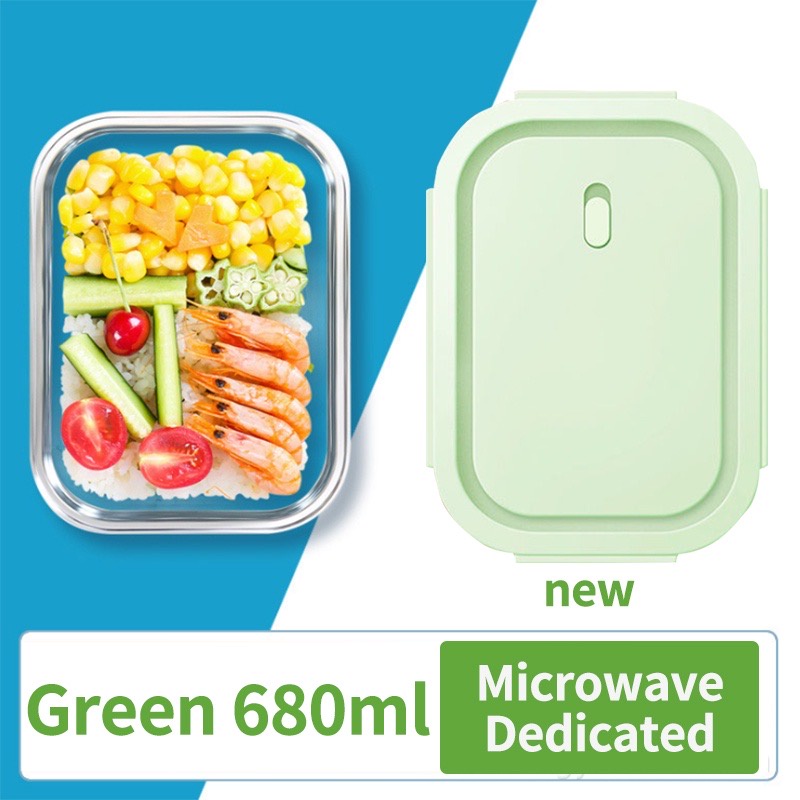 Glass Crisper Airtight Food Keeper Leakproof Microwavable Oven Safe