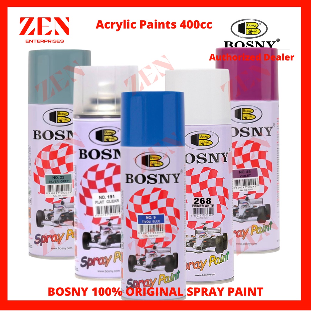 BOSNY 100 ORIGINAL SPRAY PAINT Shopee Philippines