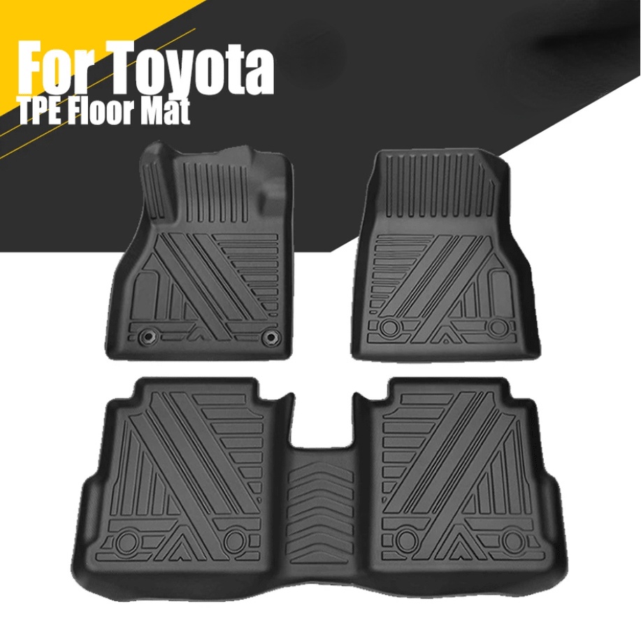 Car Floor Mat For Toyota Corolla VIOS TPE Rubber Waterproof NonSlip Fully Surrounded Floor Mats