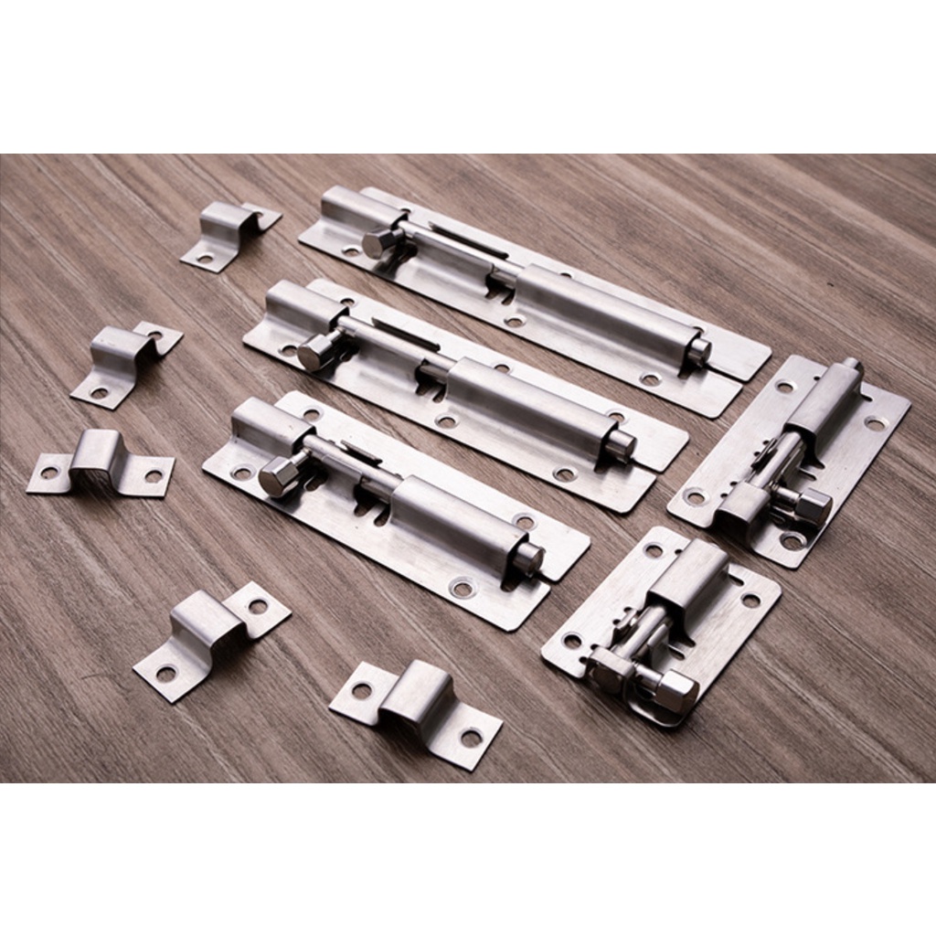 Stainless Steel Door Latch Barrel Bolt Latch (with screw) 2inch/3inch