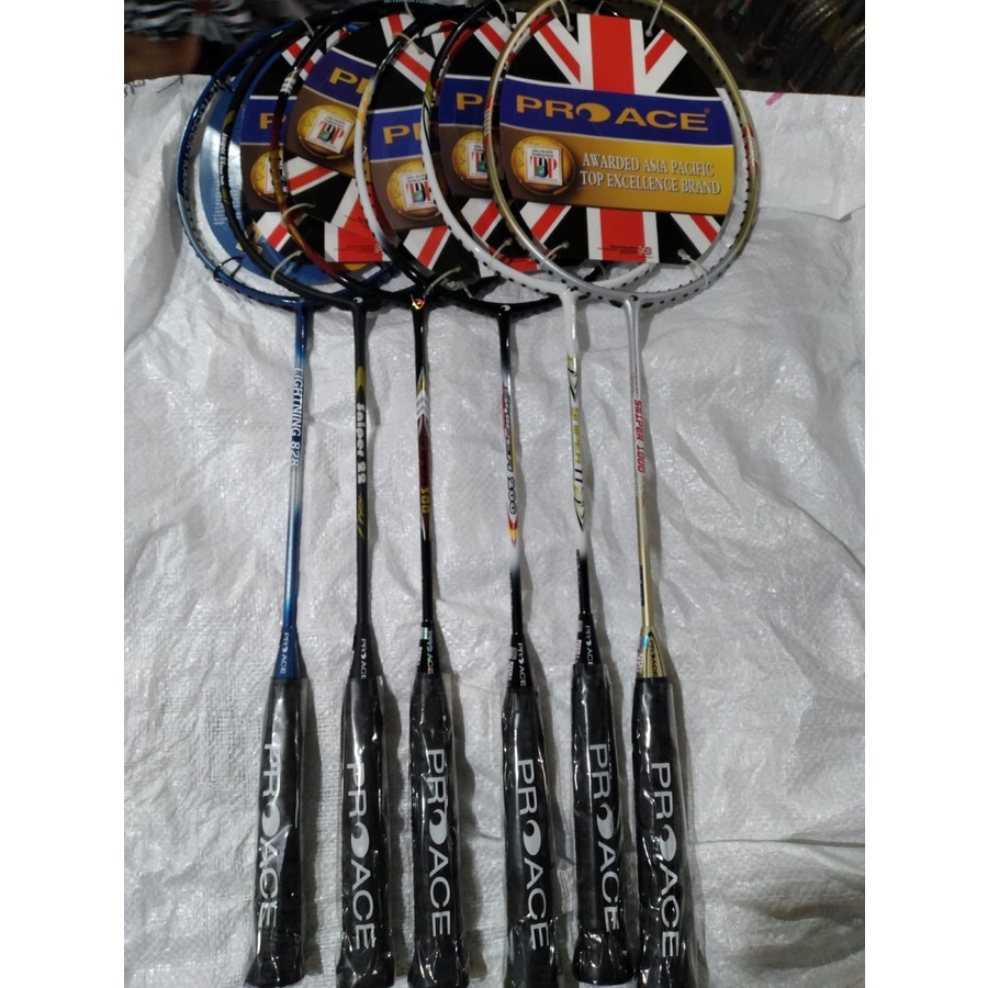 Pro ACE BADMINTON Racket/PROACE LIGHTNING SNIPER ORIGINAL 30LBS