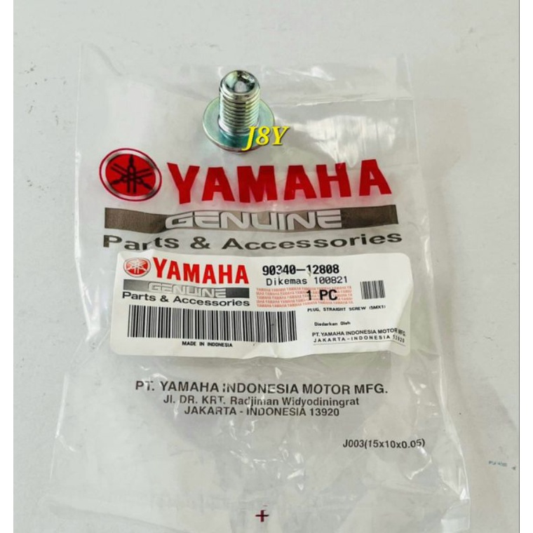 Oil Drain Plug Straight Mio i 125, Nouvo, Aerox, NMAX Original Shopee