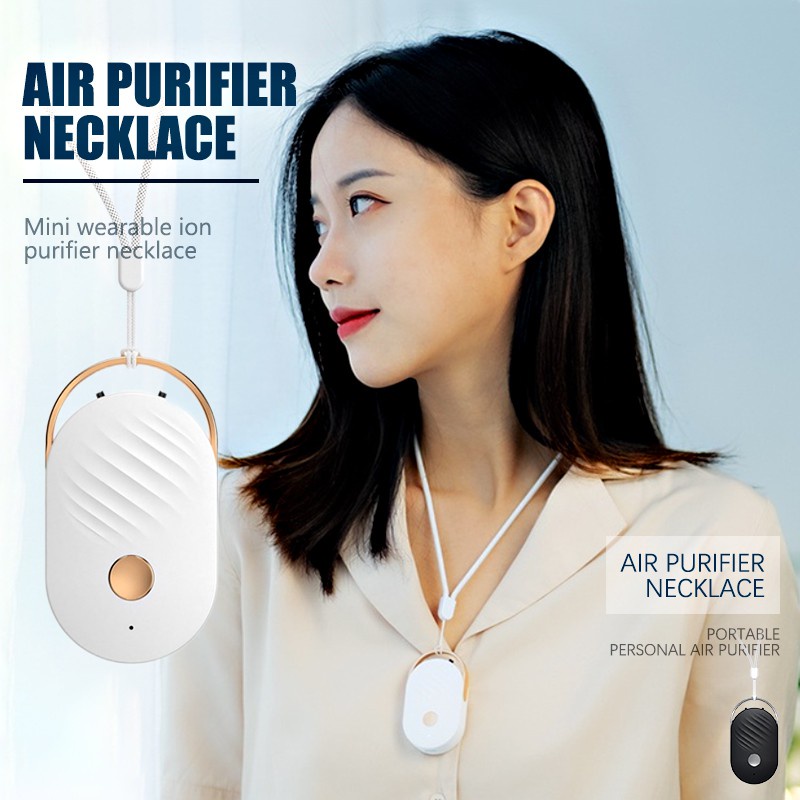 Mini Air Purifier Portable Necklace Wearable humidifier air purifiers
