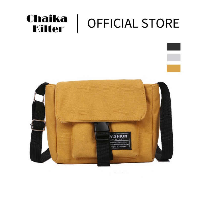 Chaika Kilter Trendy Messenger Bags Canvas bag Small rectangular