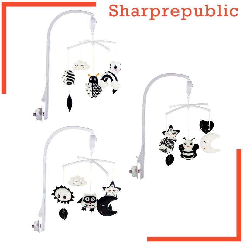 Rotatable Baby Mobile Bracket Sensory Black and White for Crib NGuF Shopee Philippines