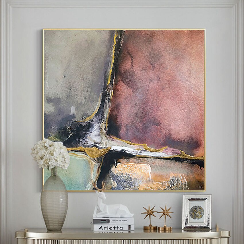 Canvas Oil Painting Made Art Decoration Picture Living Room Bedroom