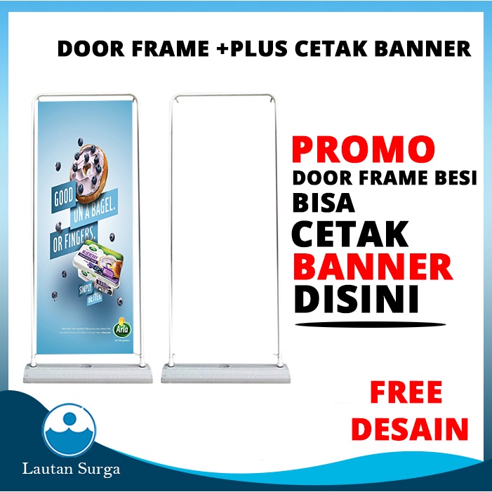 Door frame Banner Stand Banner DoorFrame Plus Print (Free Design