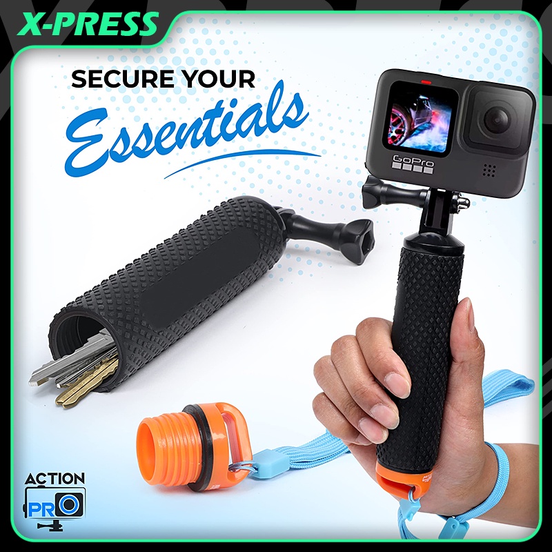 Floating Hand Grip WaterProof Monopod Handle Compatible with GoPro