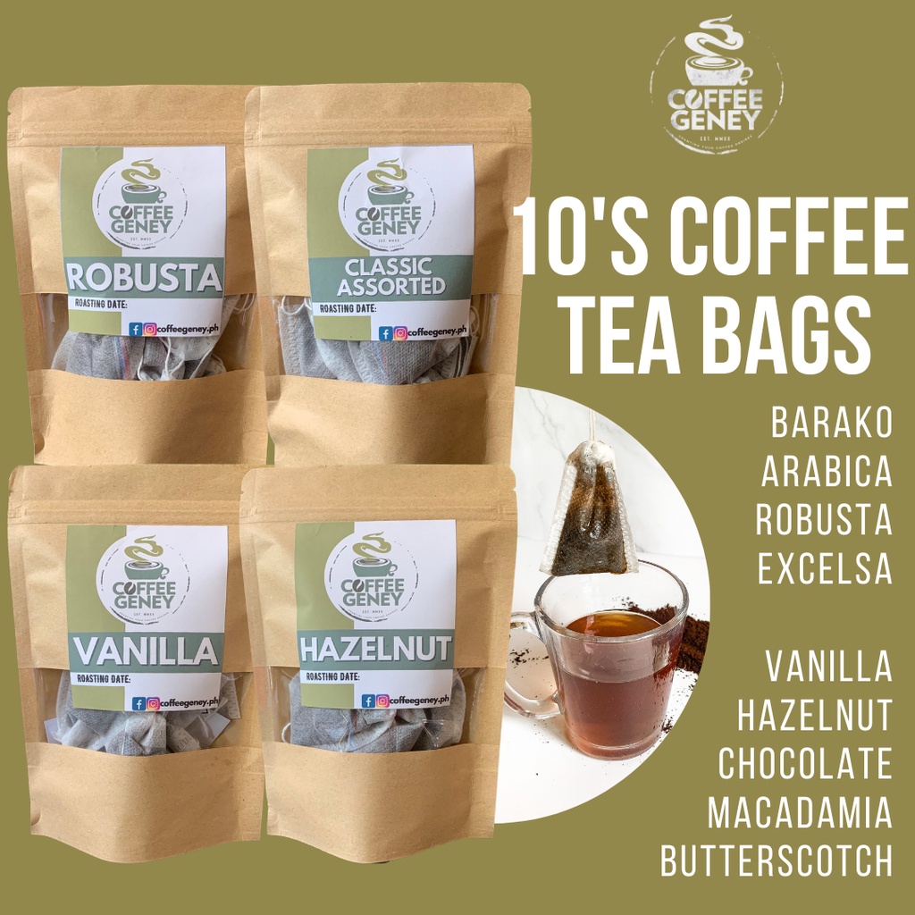 10's Coffee Tea Bags (10 Coffee Tea Bags, 9 Coffee Flavors) Shopee Philippines