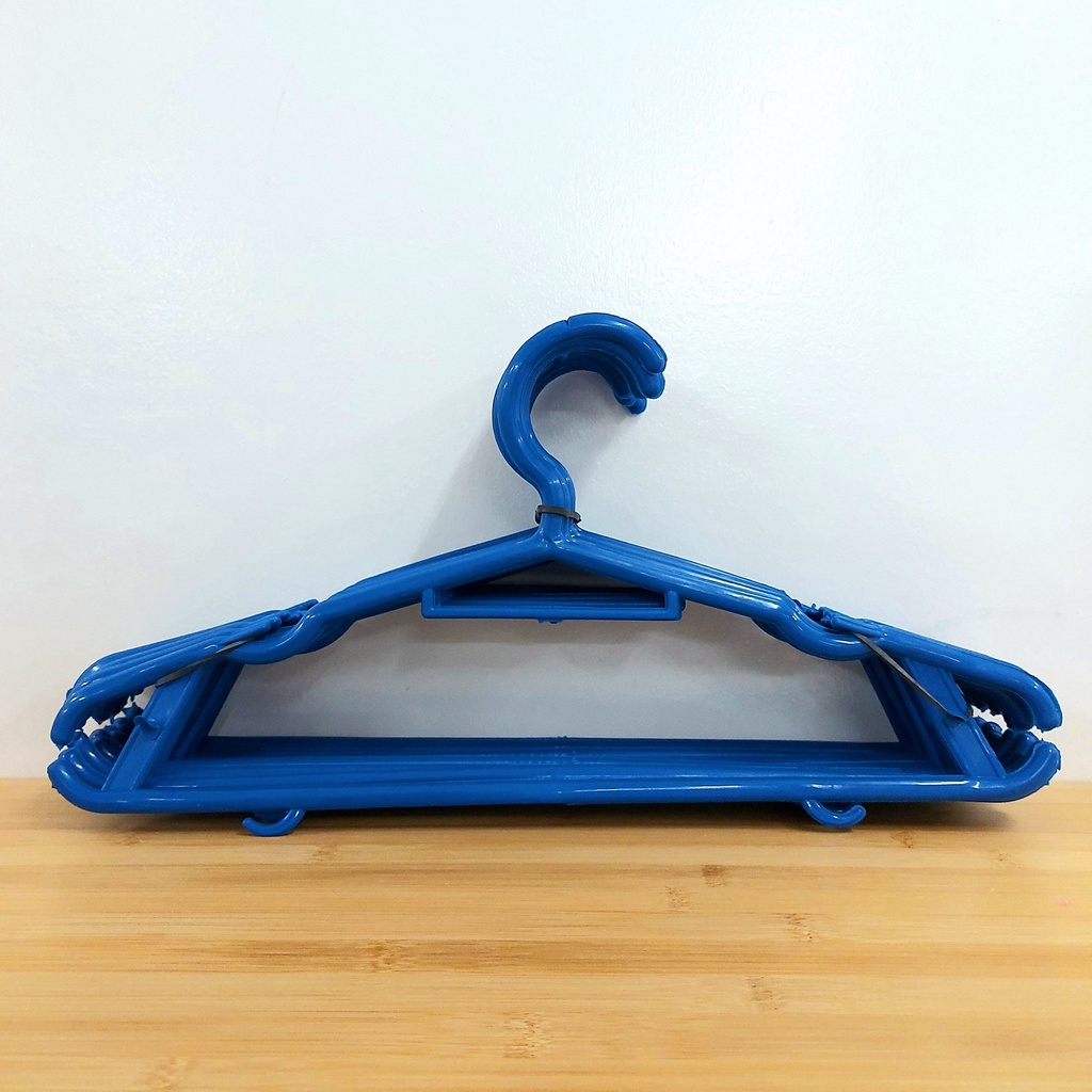 12 pcs Plastic Hanger Drying Cloth Hangers 1 Dozen Coat Clothes Hanger