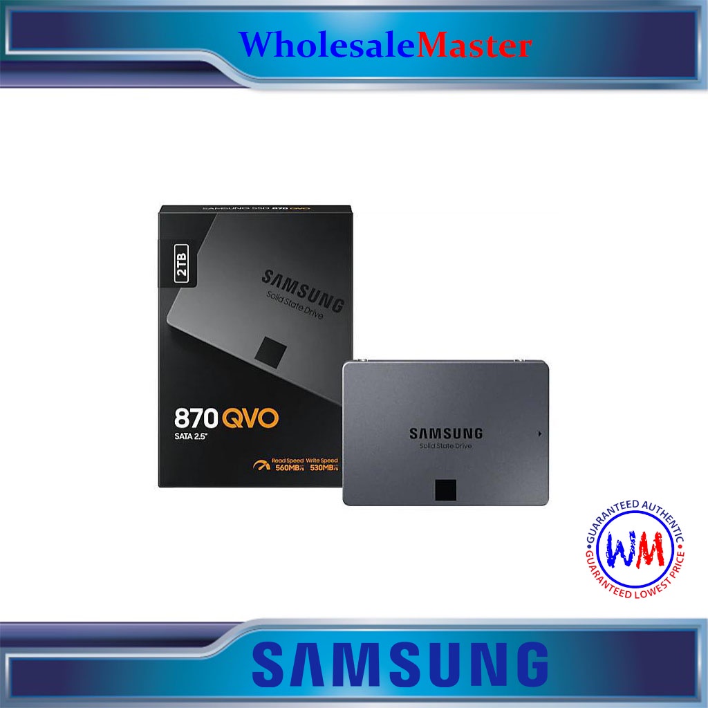 Samsung 870 QVO 2TB SATA III 2.5 Internal SSD MZ77Q2T0BW Shopee