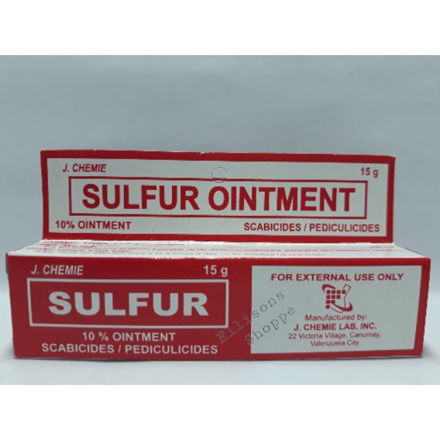 Sulfur Ointment 10 Ointment 15g Shopee Philippines