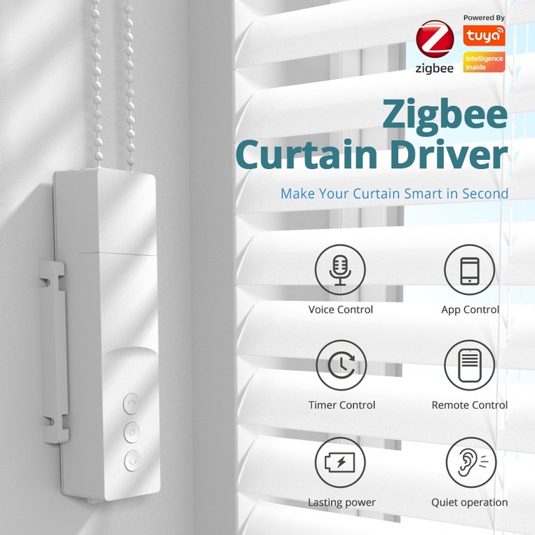 Zemismart RF/WIFI/Zigbee/Bluetooth Roller Shade Driver Smart Motorized