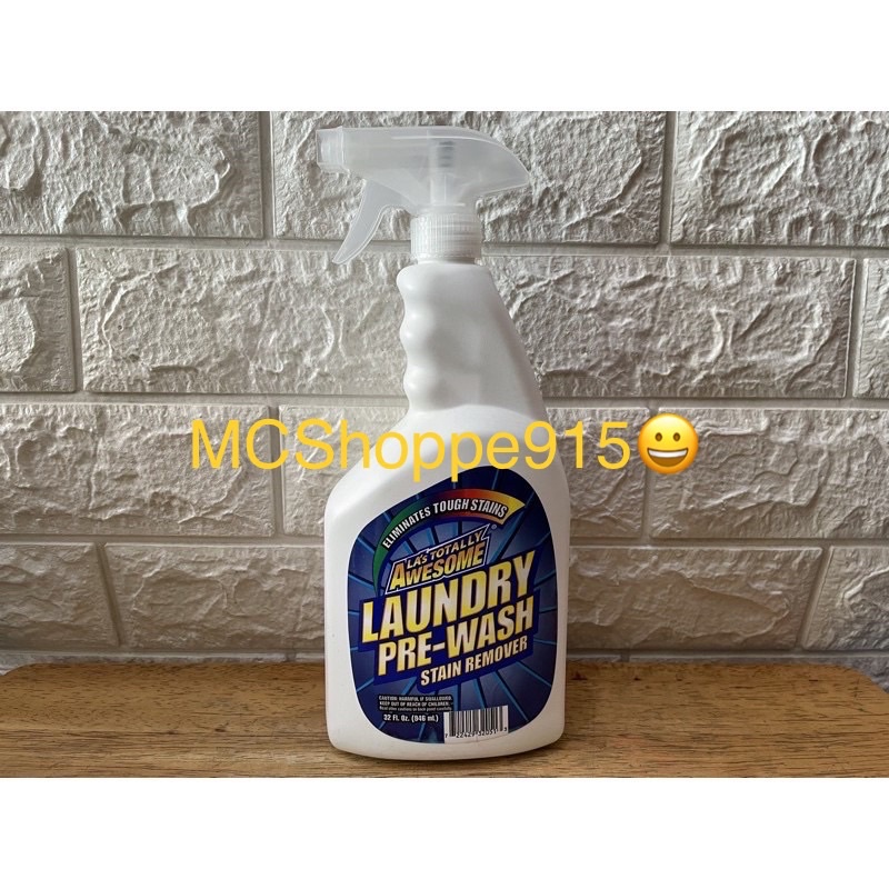 La Totally Awesome LAUNDRY PRE WASH STAIN REMOVER 946ml Shopee