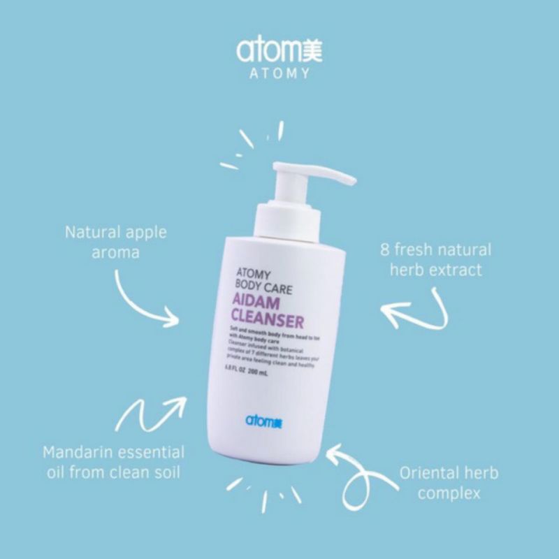 [ATOMY] Body Care AIDAM CLEANSER (200ml) Shopee Philippines