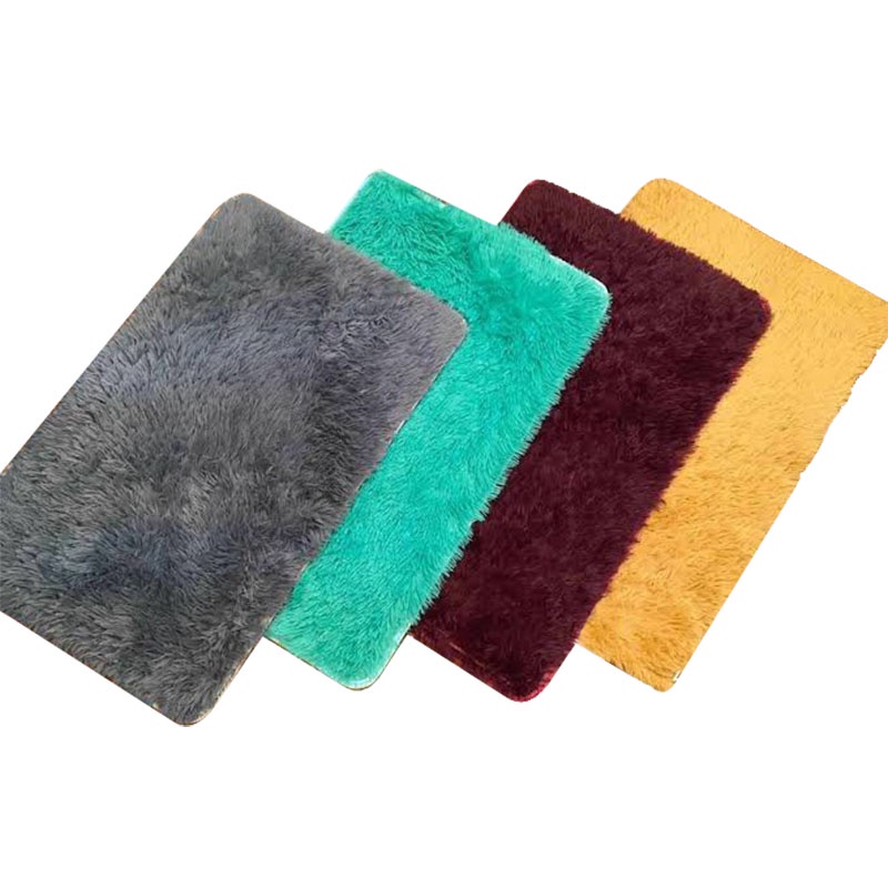 HOMEYOUNG Deluxe Soft Faux Sheepskin Shaggy Floor Rugs Doormat Square
