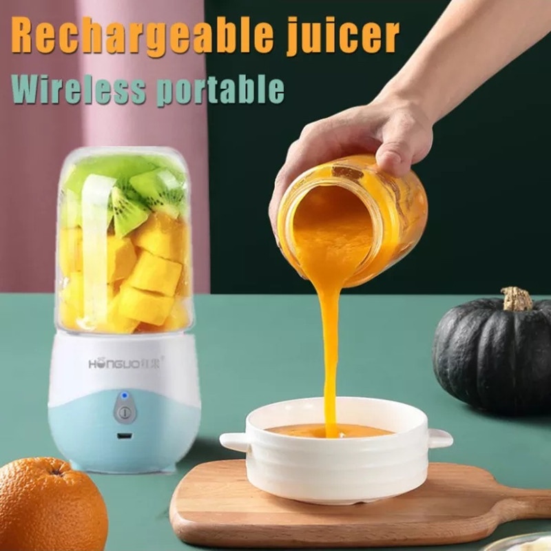 Portable Juicer blender Fruit Extractors Rechargeable Wireless Automatic Mini USB Juice Cup