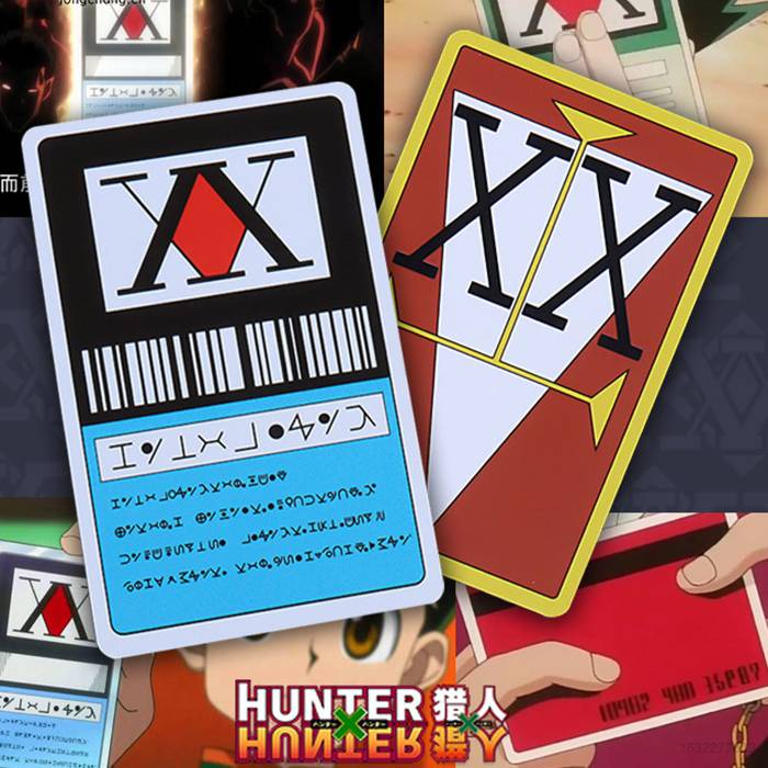 Hunter X Hunter License Card PVC Killua Zoldyck Kurapika Hunter Pass