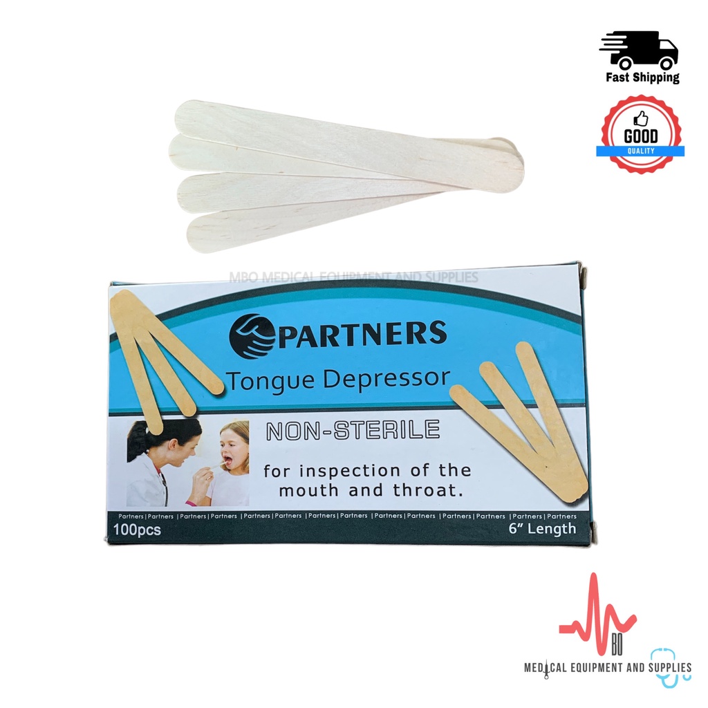 Ormed/Partners Wooden Tongue Depressor Non Sterile Shopee Philippines