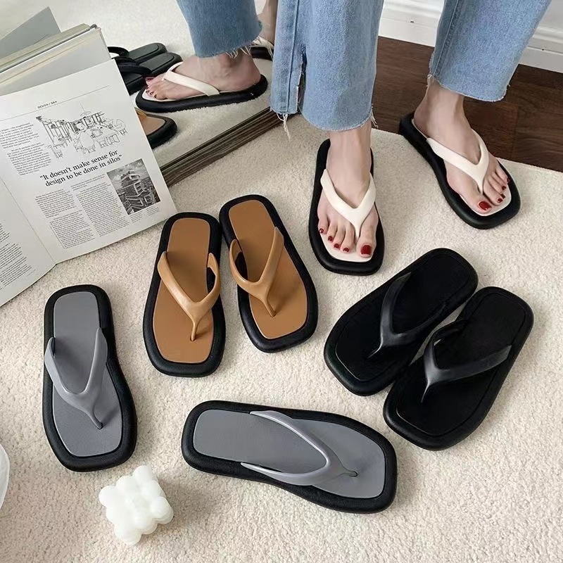 2022 korean Women new summer flip flops slippers Shopee Philippines