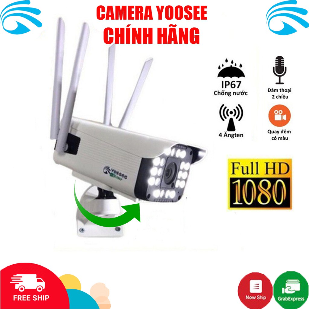 Outdoor yoosee Camera rotates 360, 20 Led The rotating body yoosee