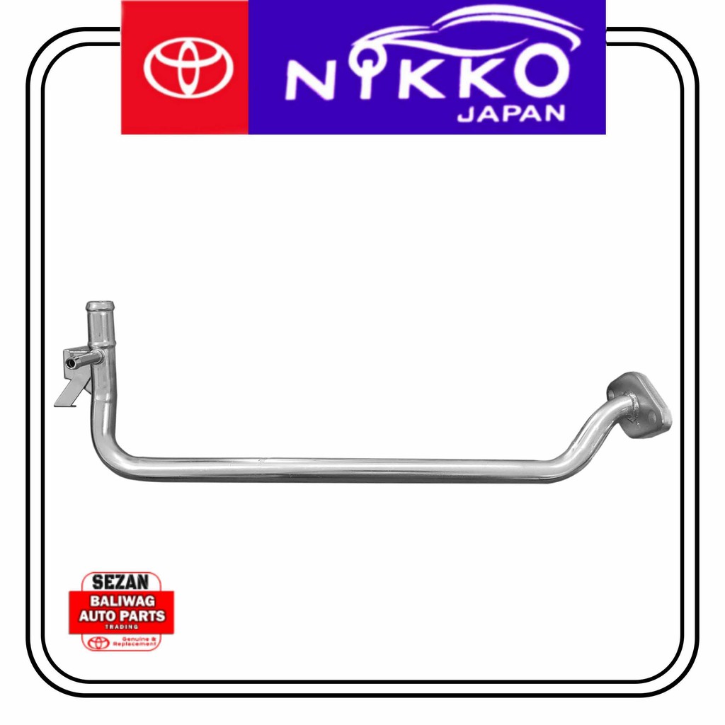 NIKKO JAPAN WATER BYPASS TUBE STEEL TOYOTA FORTUNER HIACE HILUX INNOVA