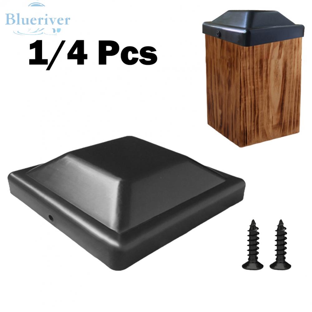 BLURVER4x4 inch Plastic Fence Post Cap Post Cap To Protect Outdoor Wooden Fence Shopee